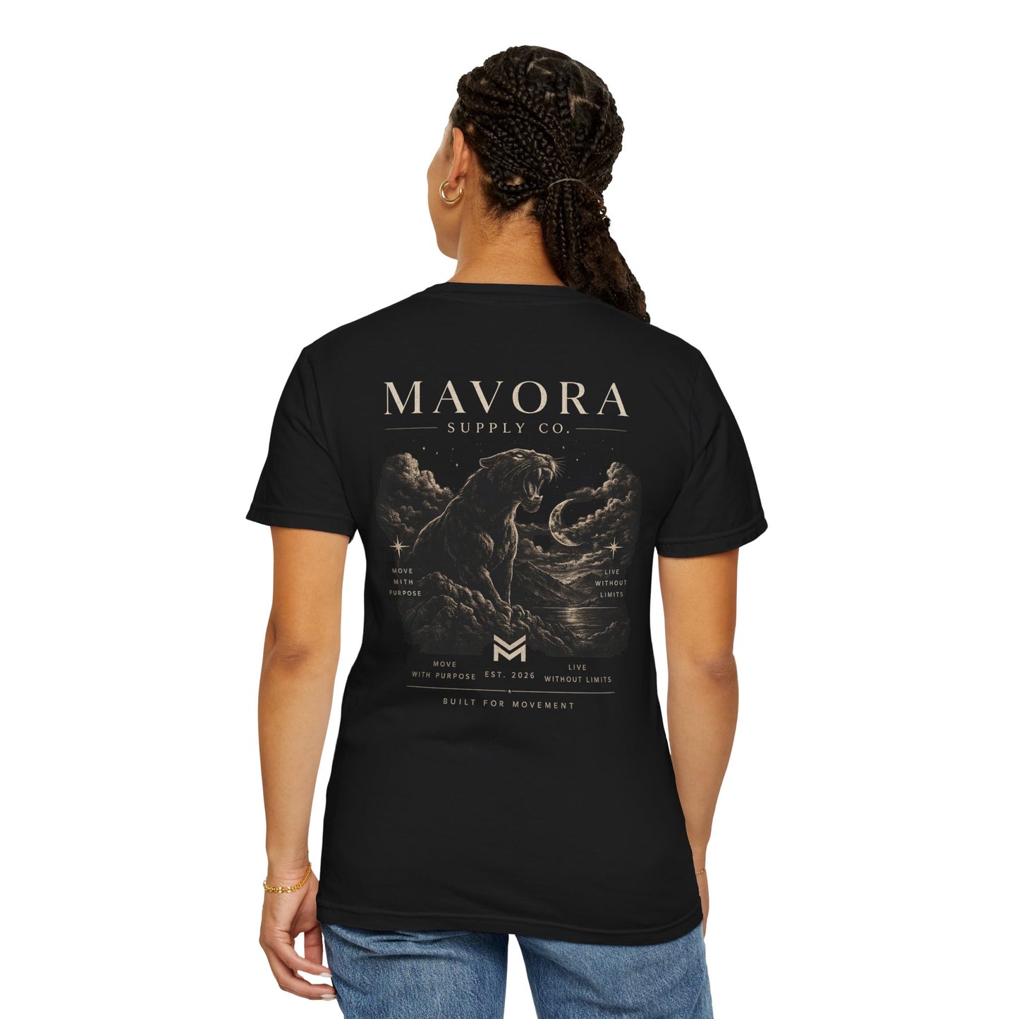 Mavora Supply Co. Midnight Panther Graphic Tee