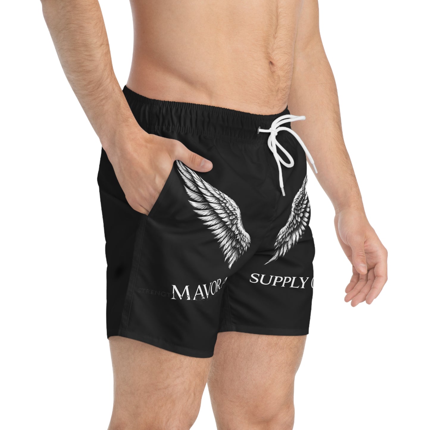 Mavora Supply Co. Angel Wings Swim Trunks